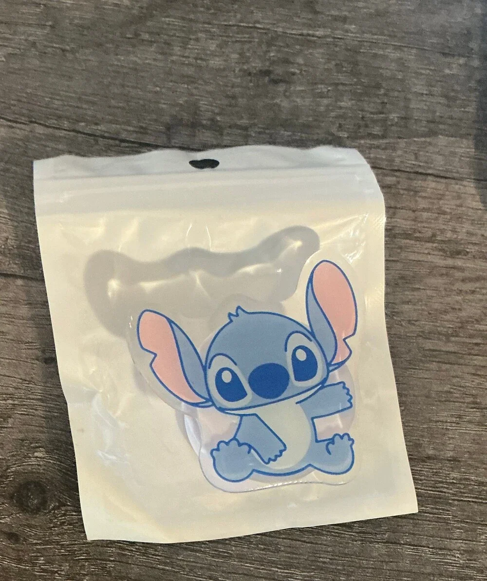 Disney Lilo & Stitch Stitch Phone Grip Blue Acrylic Phone Holder